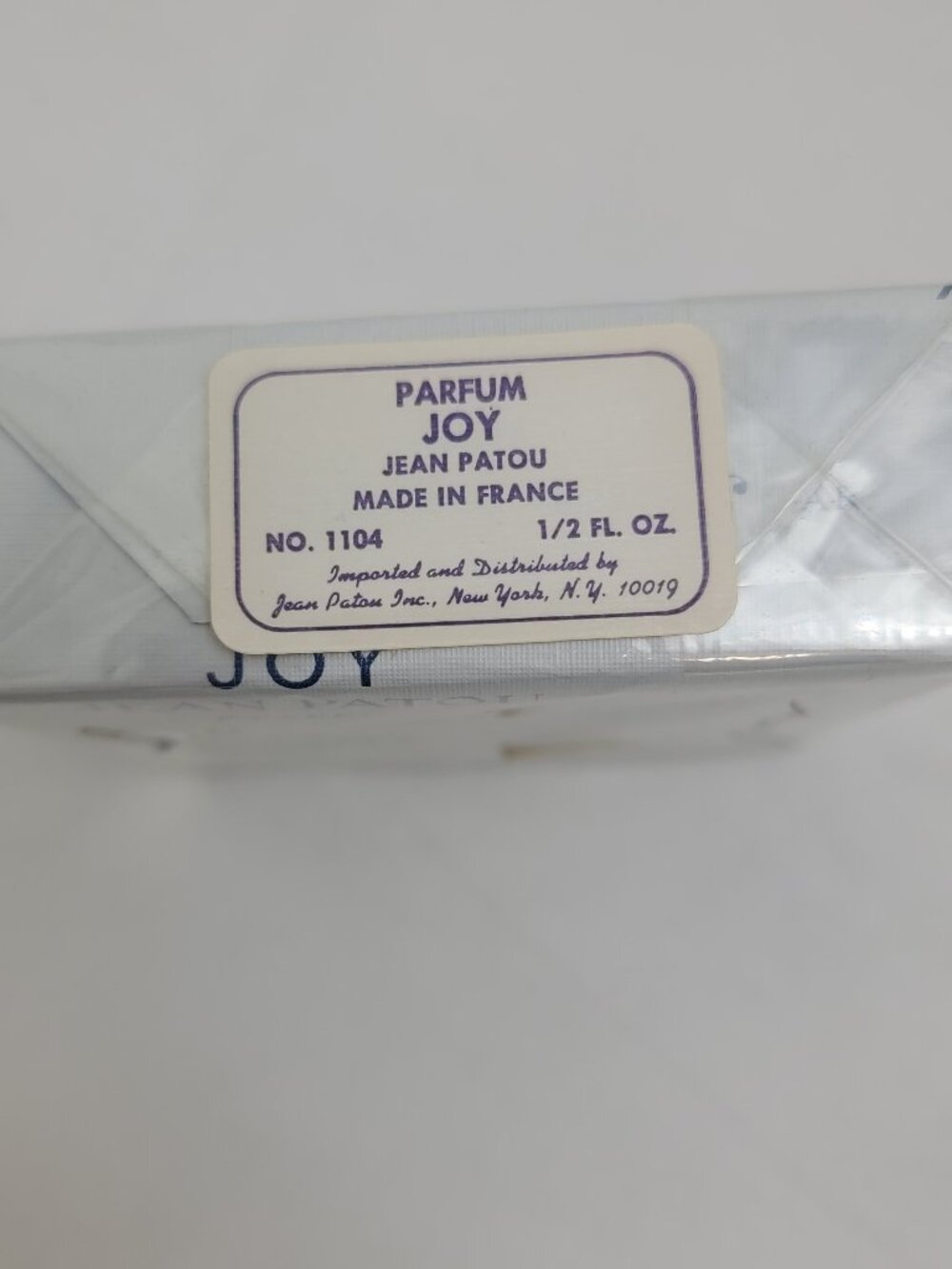 JEAN PATOU Joy Parum 1104 1/2 fl oz .5 fl oz Vintage Box - Picture 9 of 11